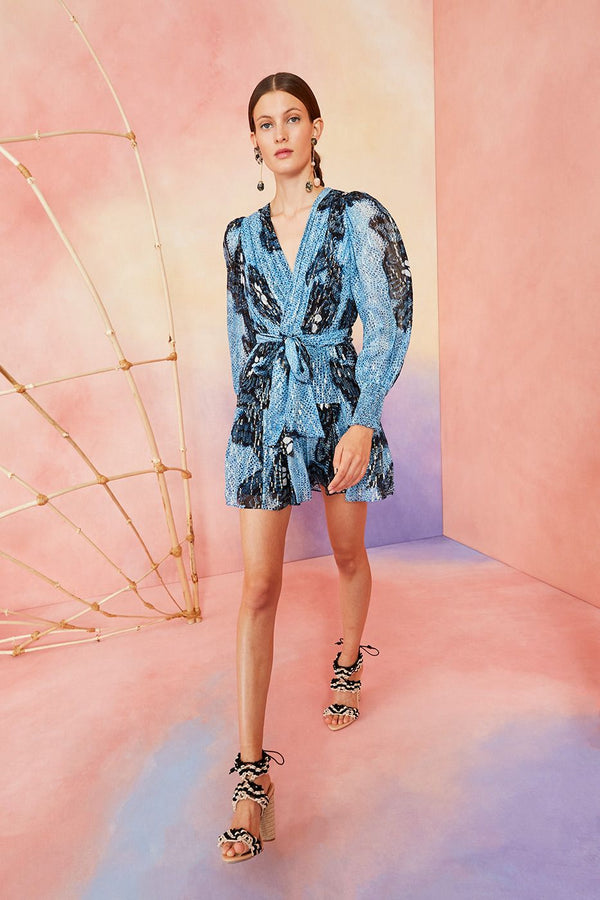 Noemi Shibori Silk Dress Apparel Ulla Johnson   