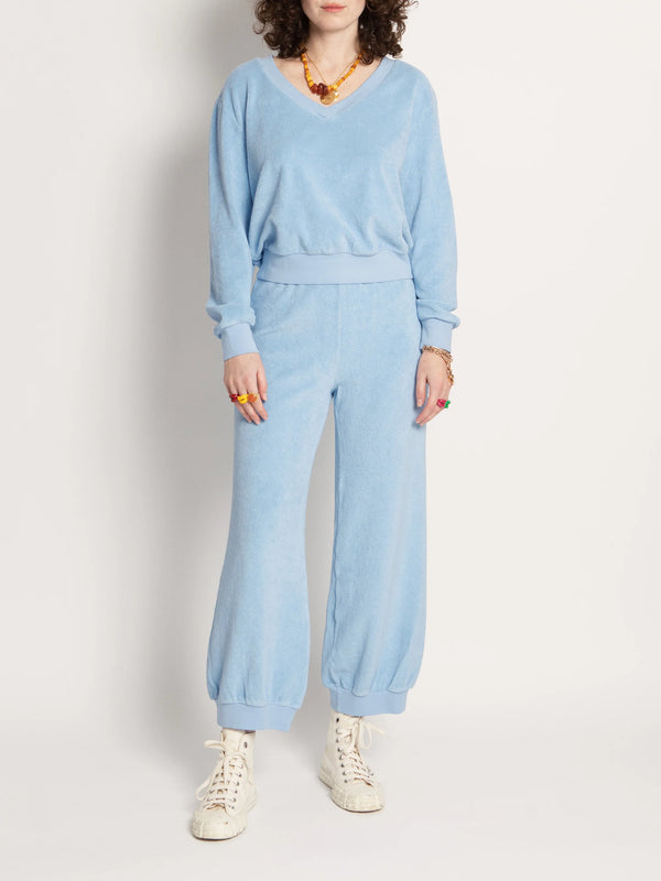 Vari V-Neck Top in Terry  Suzie Kondi   