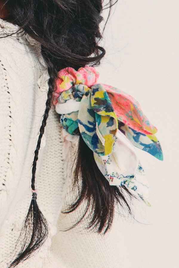 Wanderlust Swim Gauze Scrunchies Accessories LoveShackFancy   