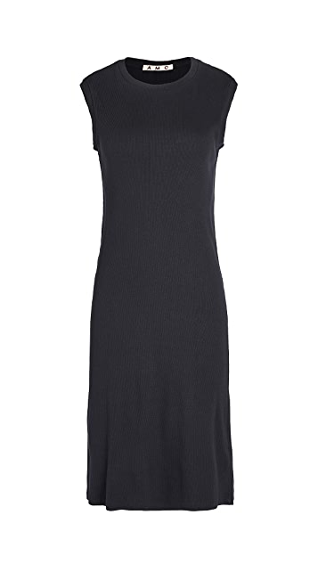 Sleeveless Rib Dress Apparel & Accessories AMO   
