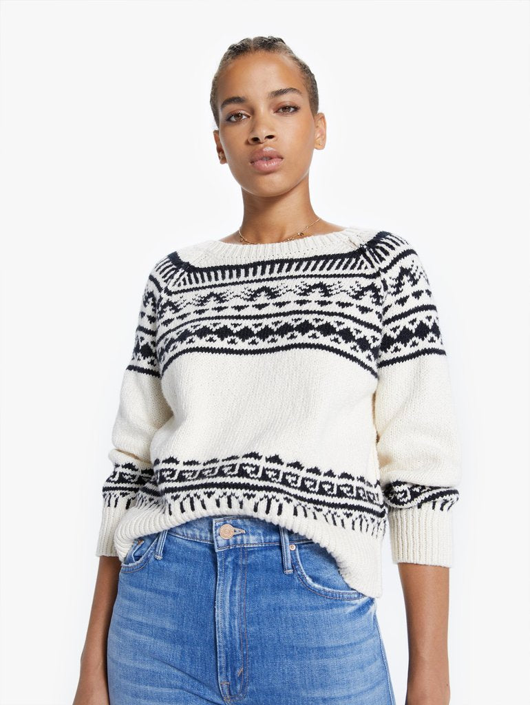The Boat Square Jumper Apparel Mother Denim   