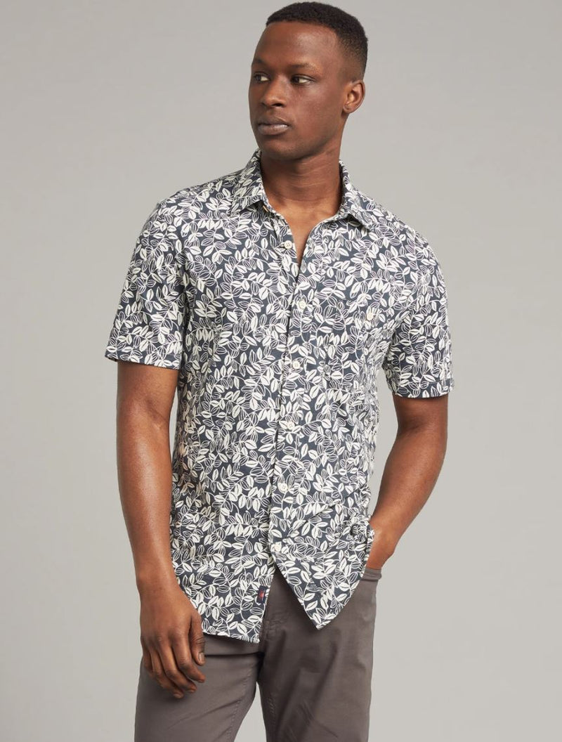 Short-Sleeve Knit Seasons Shirt Apparel Faherty   