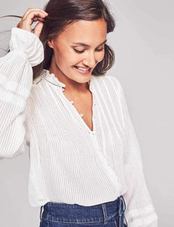 Willa Top Apparel Faherty Extra Small White 
