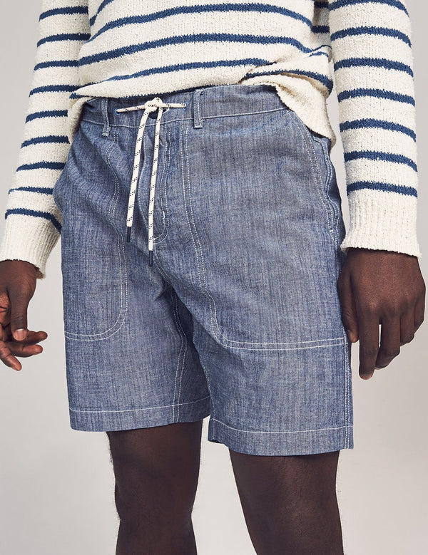 Picard Chambray Short Apparel Faherty   