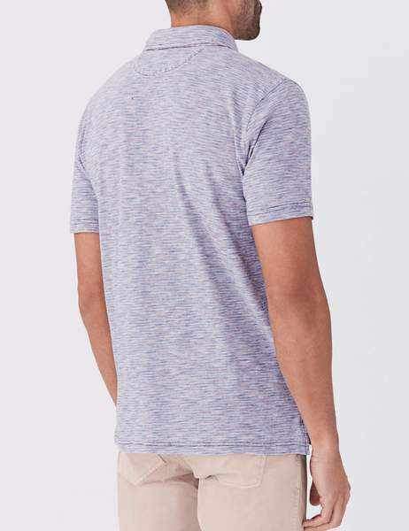 Short Sleeve Indigo Polo Apparel Faherty   