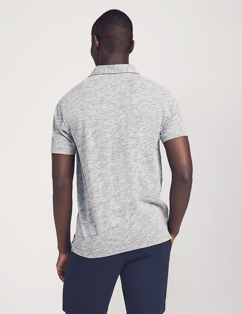 Short Sleeve Heather Polo Apparel Faherty   