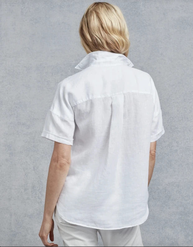 Linen Rose Shirt Apparel Frank & Eileen   