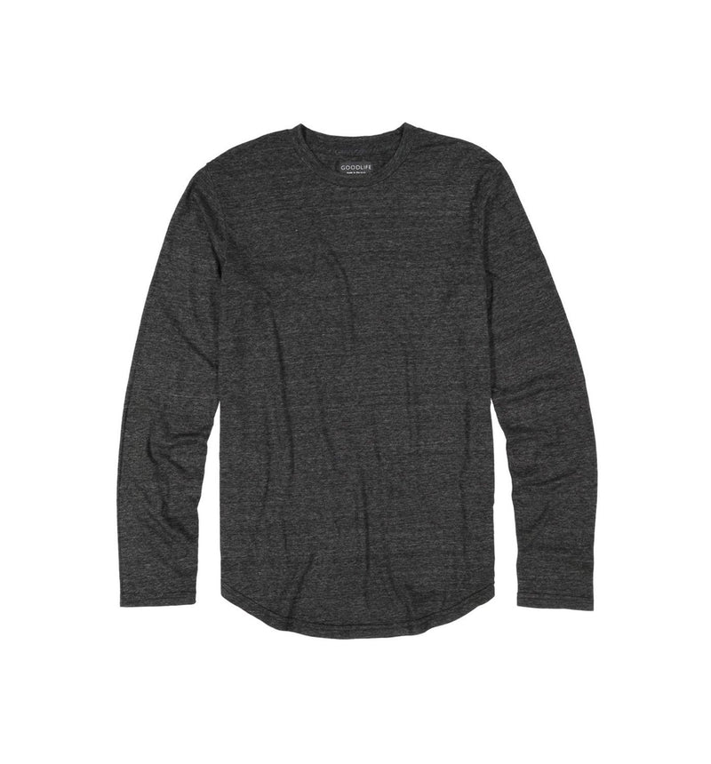 Tri-blend L/S Scallop Crew Apparel Goodlife Clothing   