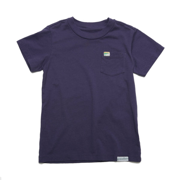 Kids Garment Dyed Pocket T-Shirt Apparel Greenlines   