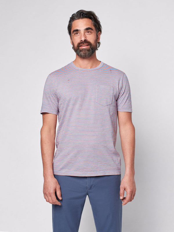 Indigo Pocket Tee Apparel & Accessories Faherty   