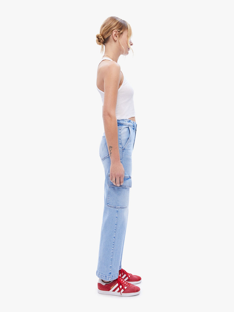 The Straight Up Rambler Cargo Ankle  Mother Denim   
