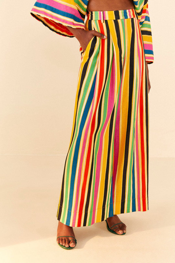 Rainbow Stripes Pants  Farm Rio   