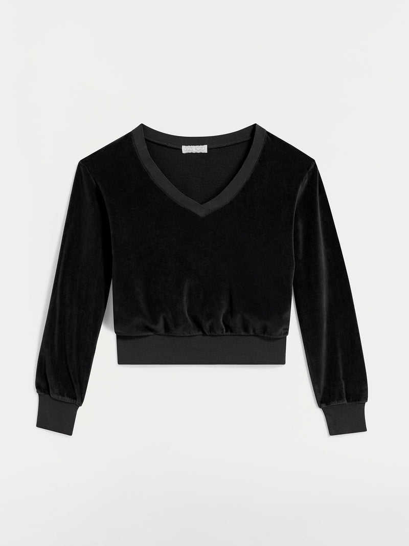 The Velour Vari V-Neck Top  Suzie Kondi   