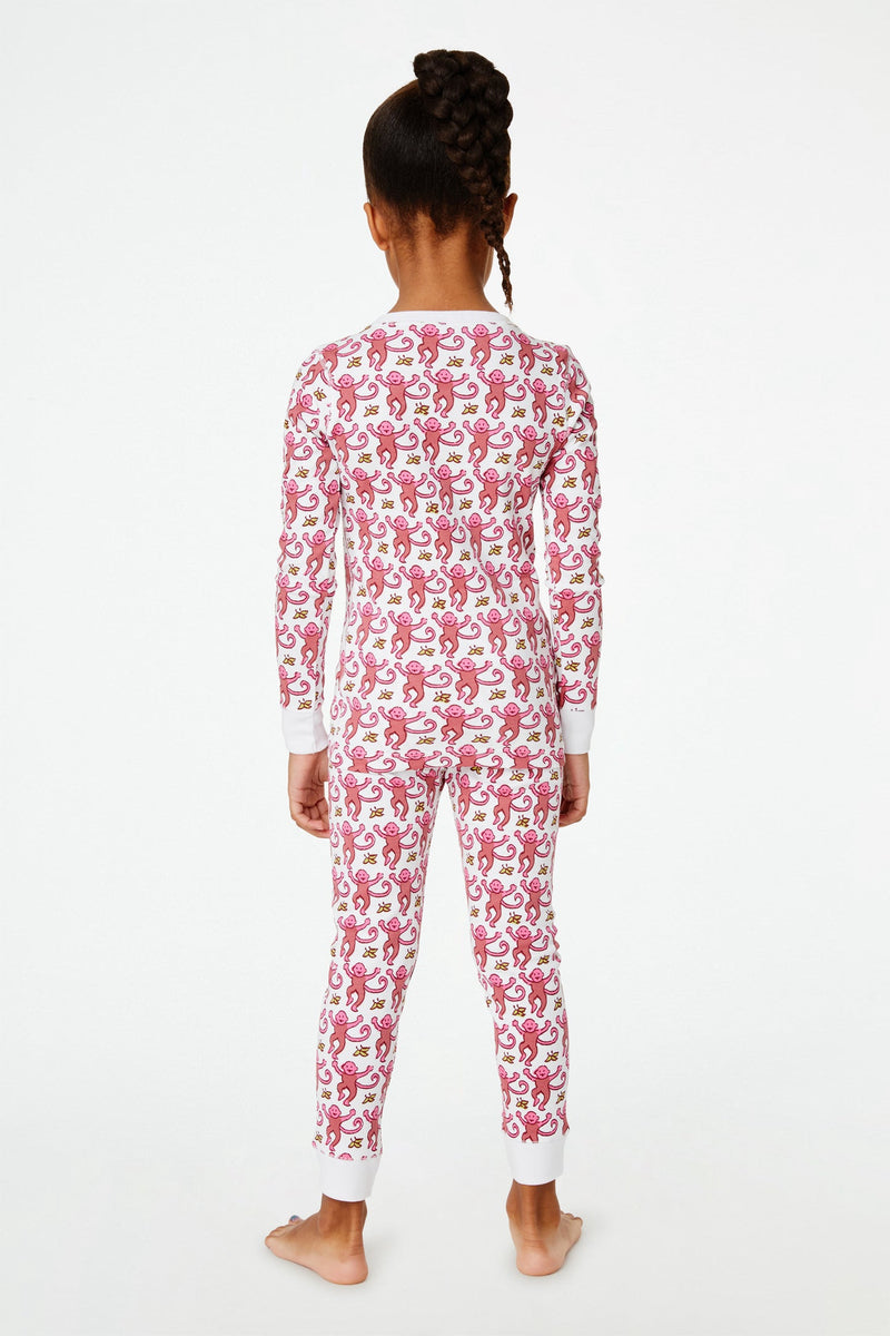 Kids Monkey Pajama Set Apparel Roller Rabbit   