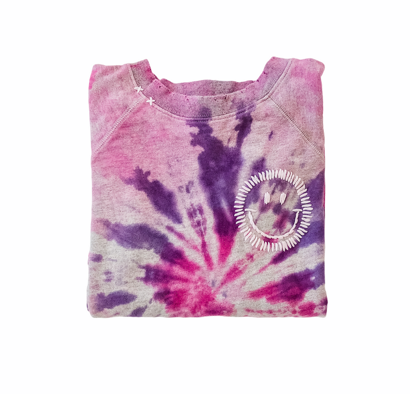Tie Dye Smiley Face Sweatshirt Penfield Collective