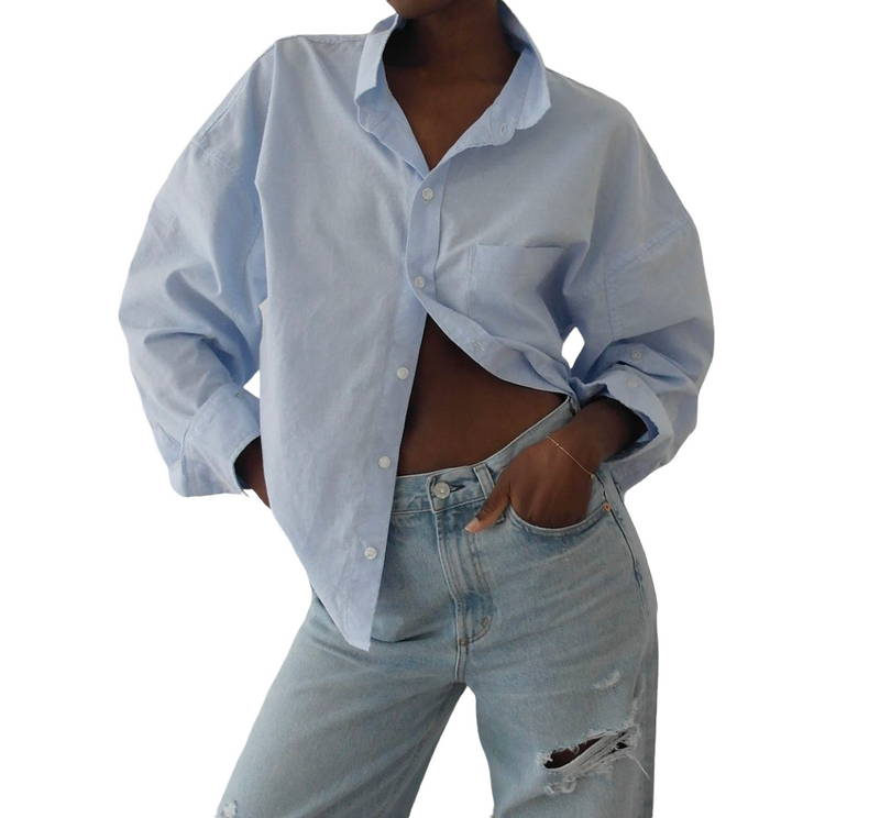 Kayla Cotton Poplin Shirt Apparel & Accessories Citizens of Humanity   