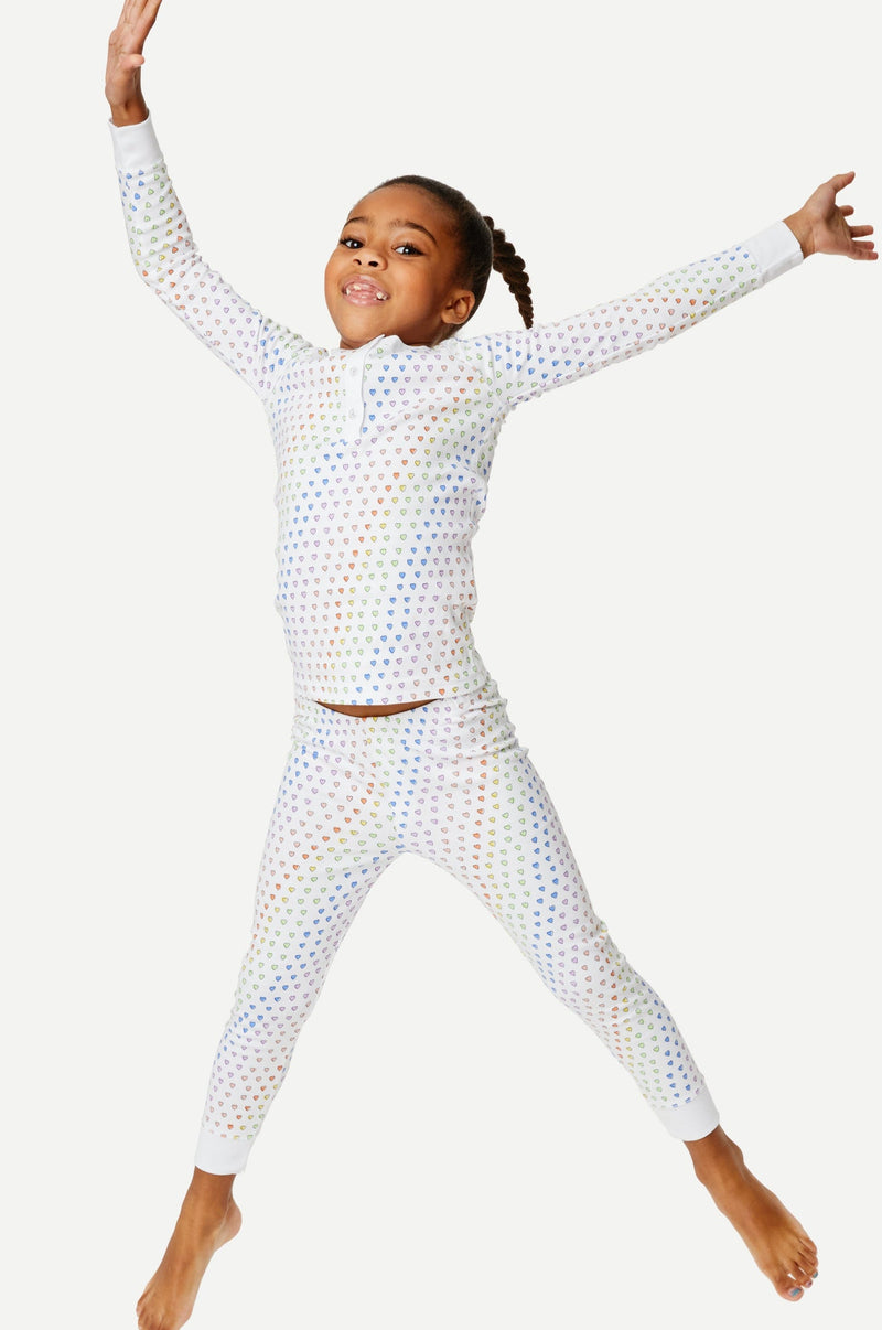 Kids Disco Heart Pajama Set Apparel Roller Rabbit   