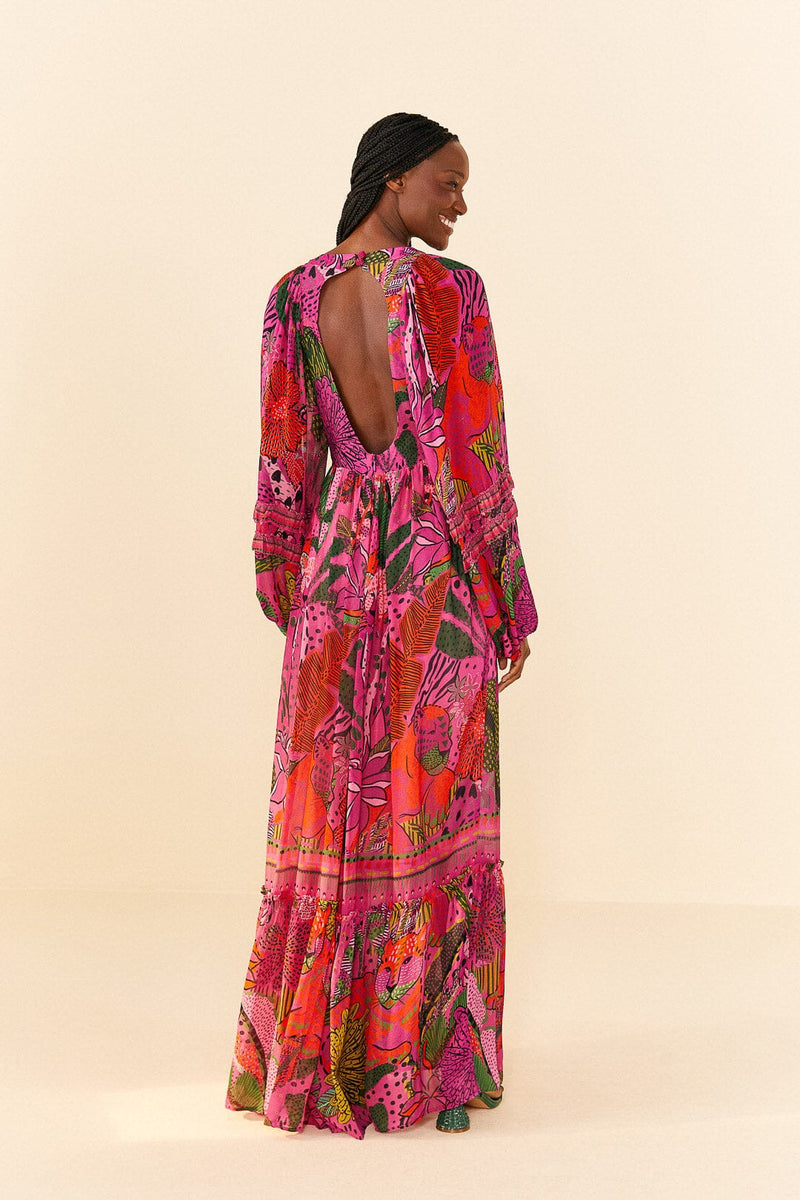 Cool Leopards Maxi Dress  Farm Rio   