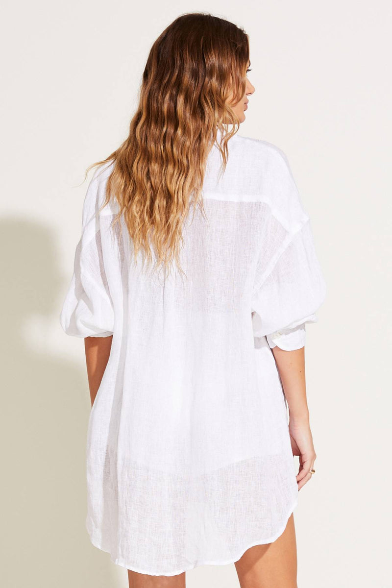 Playa Linen Oversized Shirt  Vitamin A   