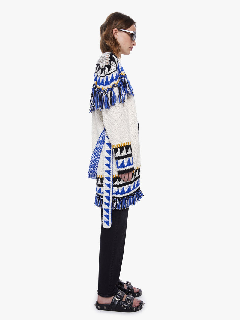 The Fringe Cardigan  Mother Denim   