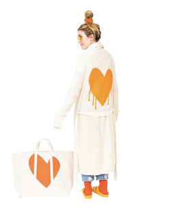 Imperfect Heart Canvas Tote Accessories Kerri Rosenthal   