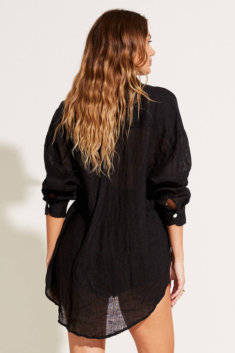 Playa Linen Oversized Shirt  Vitamin A   