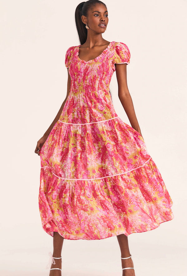 Elisabelle Midi Dress Apparel & Accessories LoveShackFancy   