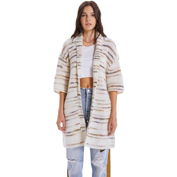 The Drop S/S Hip Cardigan Apparel & Accessories Mother Denim   