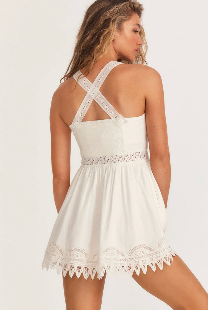 Tariah Mini Pinafore Apparel & Accessories LoveShackFancy   