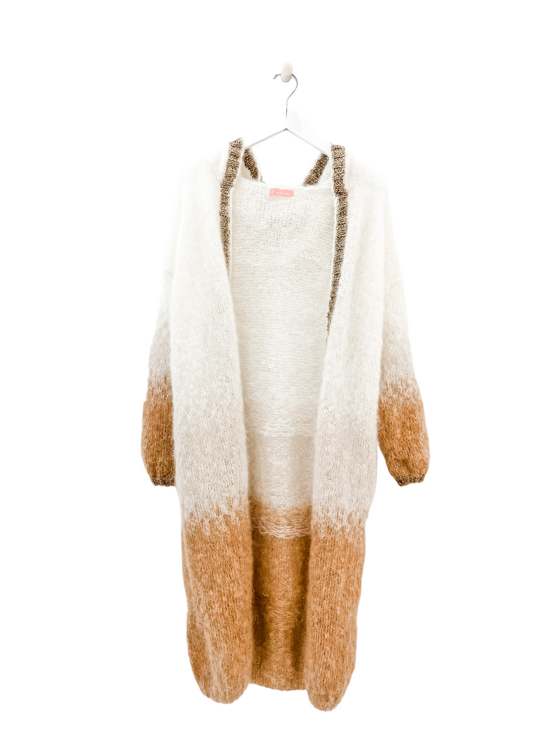 Oversized Tie-Dye Coat Apparel & Accessories Rose Carmine   