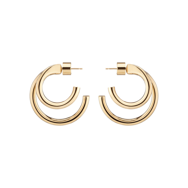 Small Double Lilly Hoops Apparel & Accessories Jennifer Fisher   