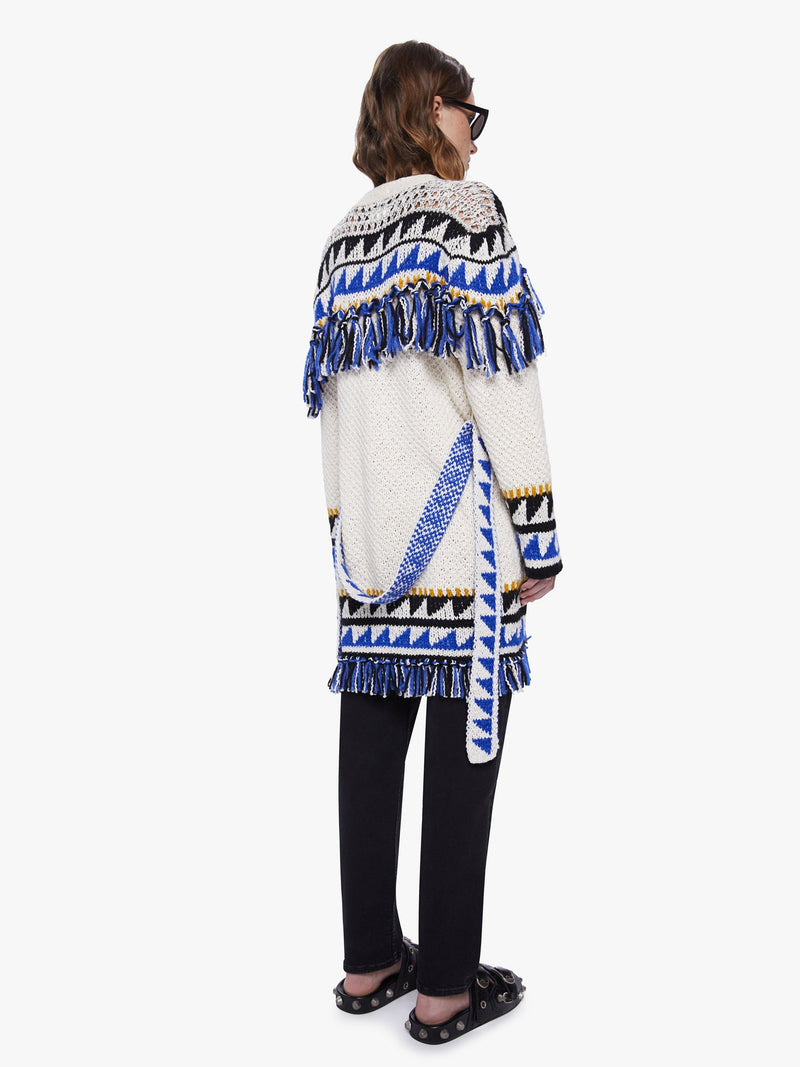 The Fringe Cardigan  Mother Denim   