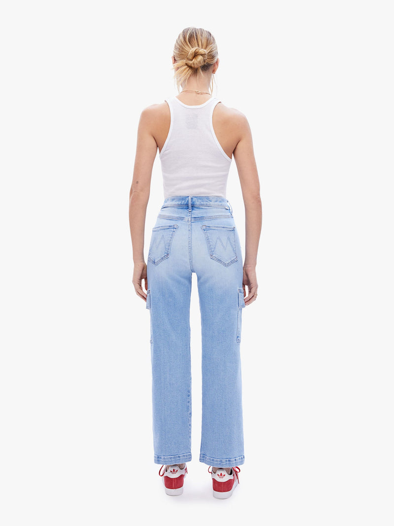 The Straight Up Rambler Cargo Ankle  Mother Denim   