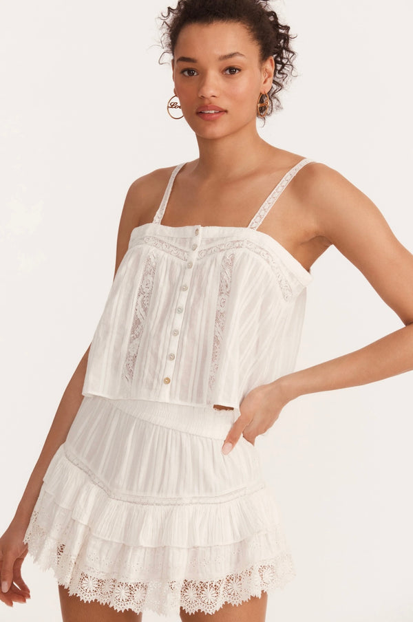 Maitri Tank Apparel & Accessories LoveShackFancy   
