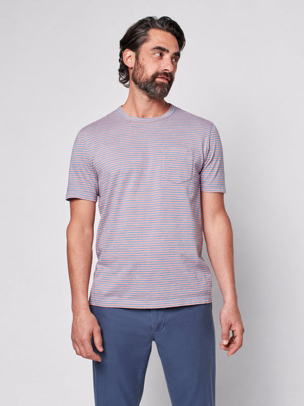 Indigo Pocket Tee Apparel & Accessories Faherty   