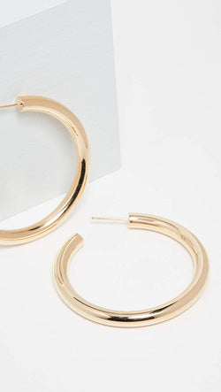 Lou 2.5" Hoops Accessories Jennifer Zeuner   