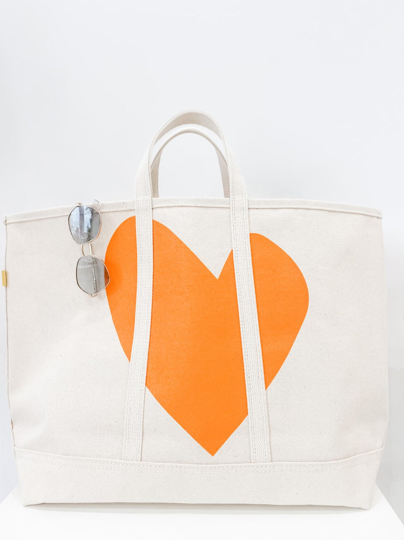 Imperfect Heart Canvas Tote Accessories Kerri Rosenthal   