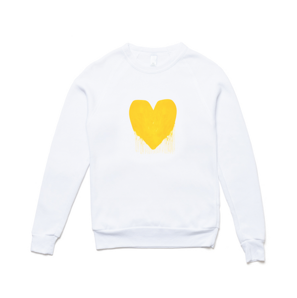 Drenched in Love Drippy Heart Sweatshirt Apparel Kerri Rosenthal   
