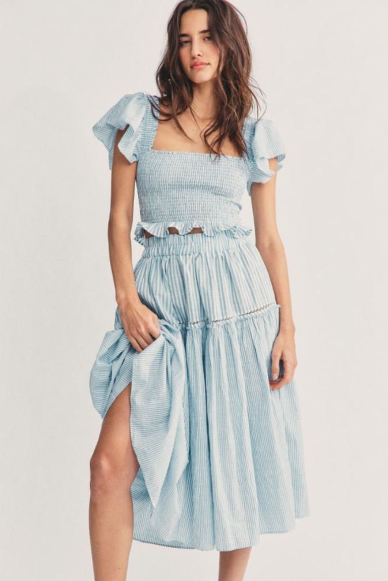 Stefana Skirt Apparel LoveShackFancy   