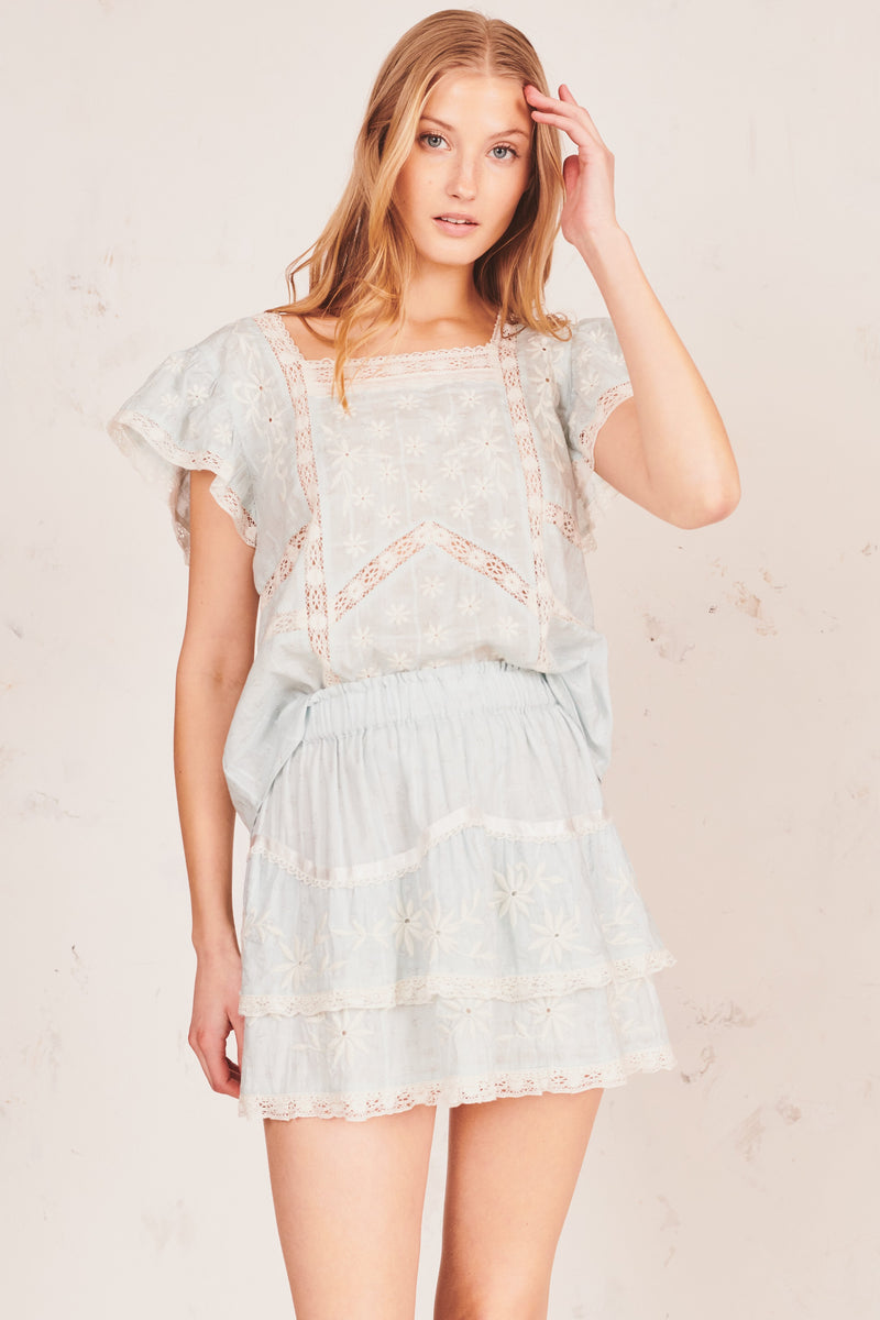 Steffi Top Apparel LoveShackFancy   