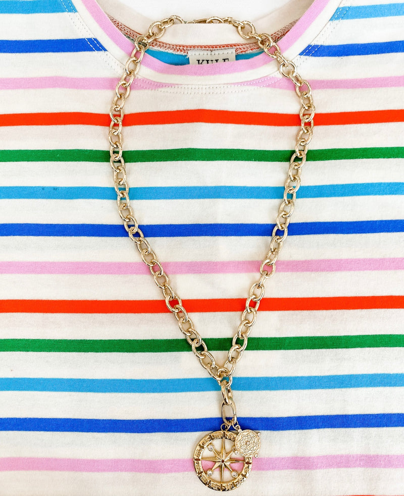 Nautical Charm Necklace Accessories Marit Rae   