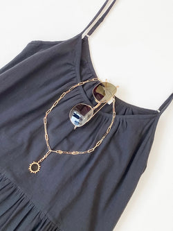 Sun Charm Necklace Accessories Marit Rae   