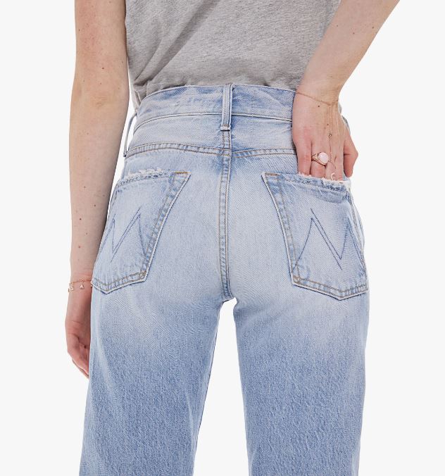 High Waisted Hiker Hoover Apparel & Accessories Mother Denim   