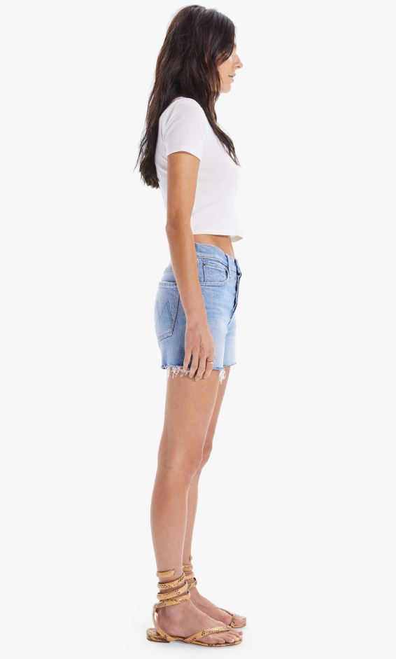 The Scrapper Cut Off Fray Short Apparel & Accessories Mother Denim   