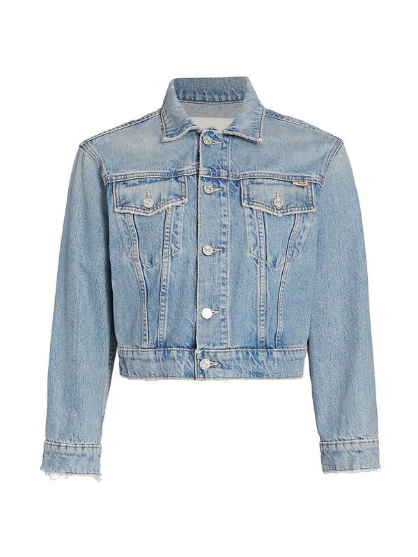 The Big Shorty Denim Jacket Apparel & Accessories Mother Denim   