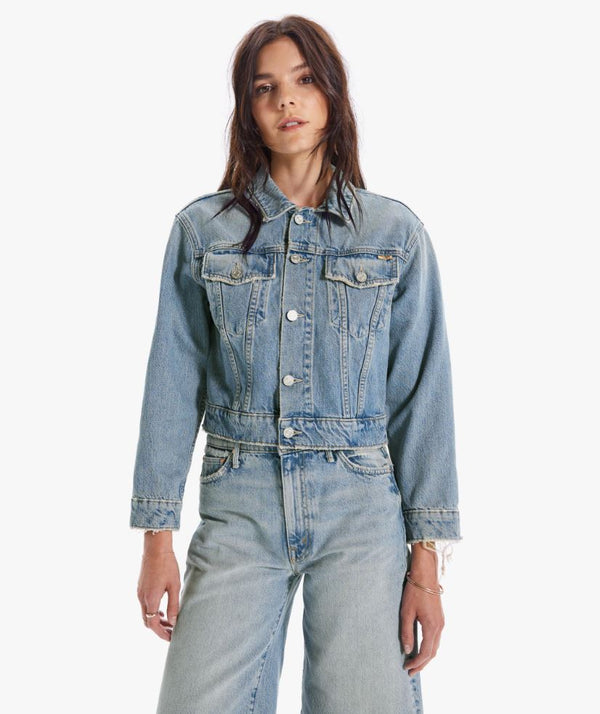 The Big Shorty Denim Jacket Apparel & Accessories Mother Denim   