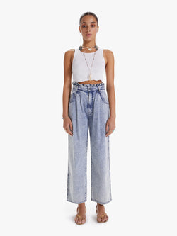The Ruffle Greaser Ankle Jean Apparel Mother Denim   