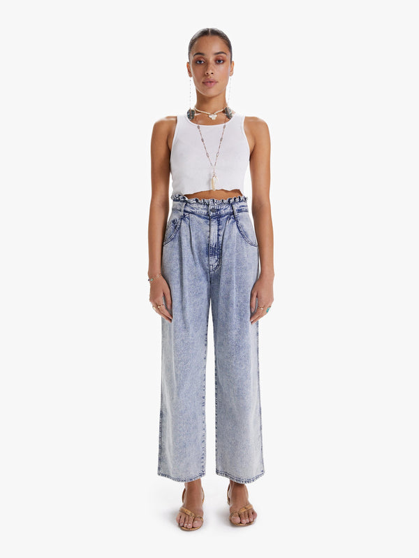 The Ruffle Greaser Ankle Jean Apparel Mother Denim   