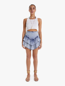 The Ruffle Mini Skirt Apparel Mother Denim   