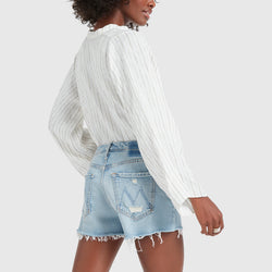 The Tomcat Kick Fray Shorts Apparel Mother Denim   